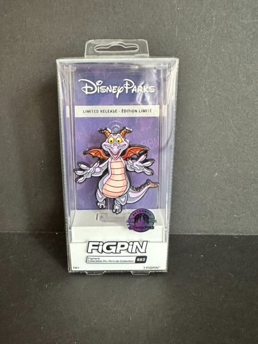 Disney WDW Figment Limited Release Pin 683 NEW